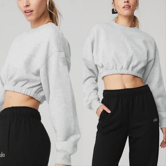 ALO Yoga Tops - Alo Yoga Devotion Crew Neck Pullover